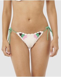 Rip Curl - Luau Crochet Tie Side Cheeky Bikini Bottoms