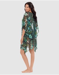 Miraclesuit Swimwear  - Florica Sheer Chiffon Caftan Beach Cover Up