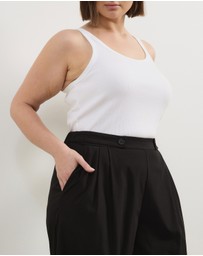 Atmos&Here Curvy - Nola Wide Leg Palazzo Pants