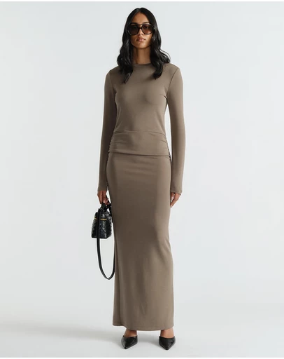 Decjuba - Monica LS Midi Dress