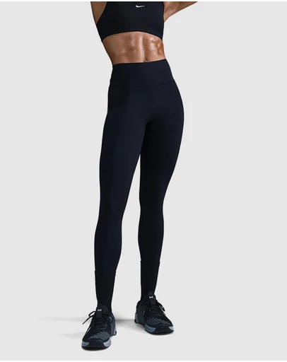 Nike - Universa Medium-Support High-Waisted Full-Length Leggings with Pockets