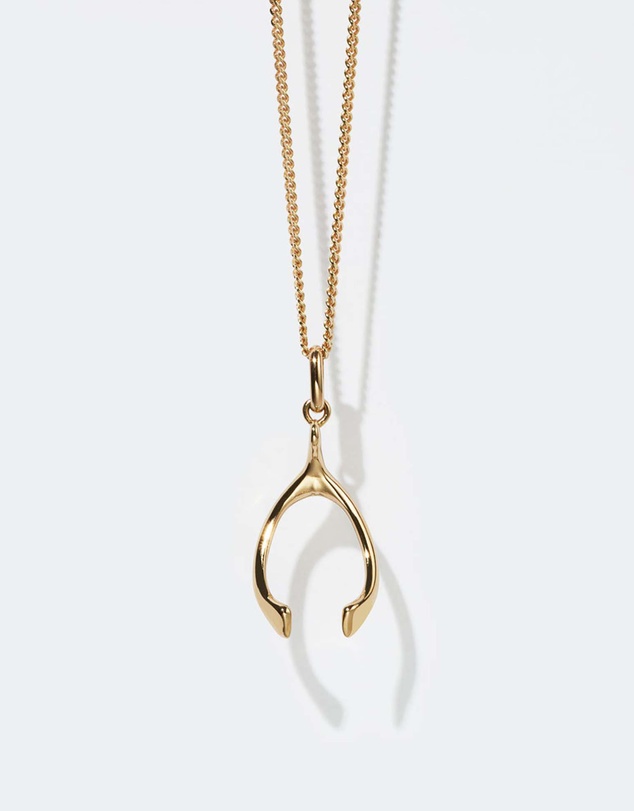 Meadowlark - Wishbone Charm Necklace