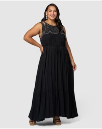 The Poetic Gypsy - Azura Embellished Maxi Dress