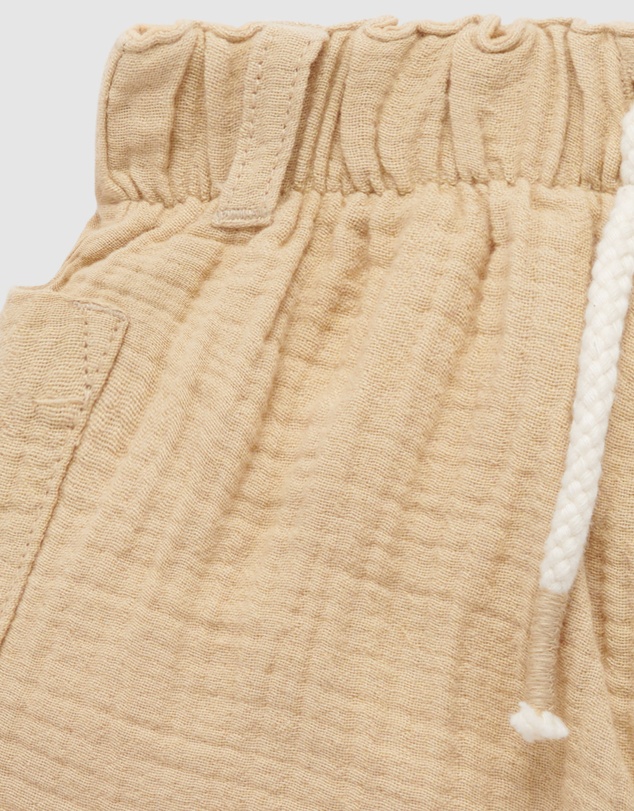 Purebaby - Crinkle Cotton Shorts -Kids-Babies