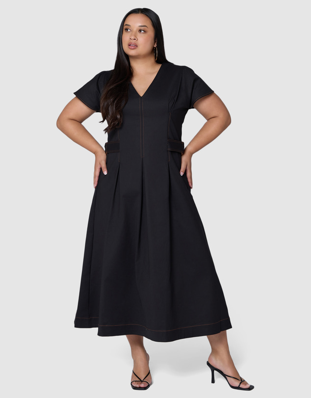 Sunday In The City - Bygones Midi Dress
