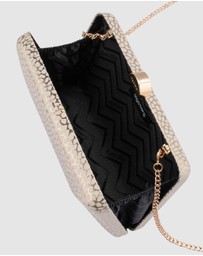 Olga Berg - Frankie Embossed Clutch
