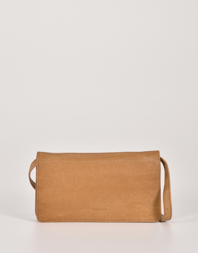 Cobb & Co - Stirling Leather Smart-Phone Card Holder Crossbody Wallet