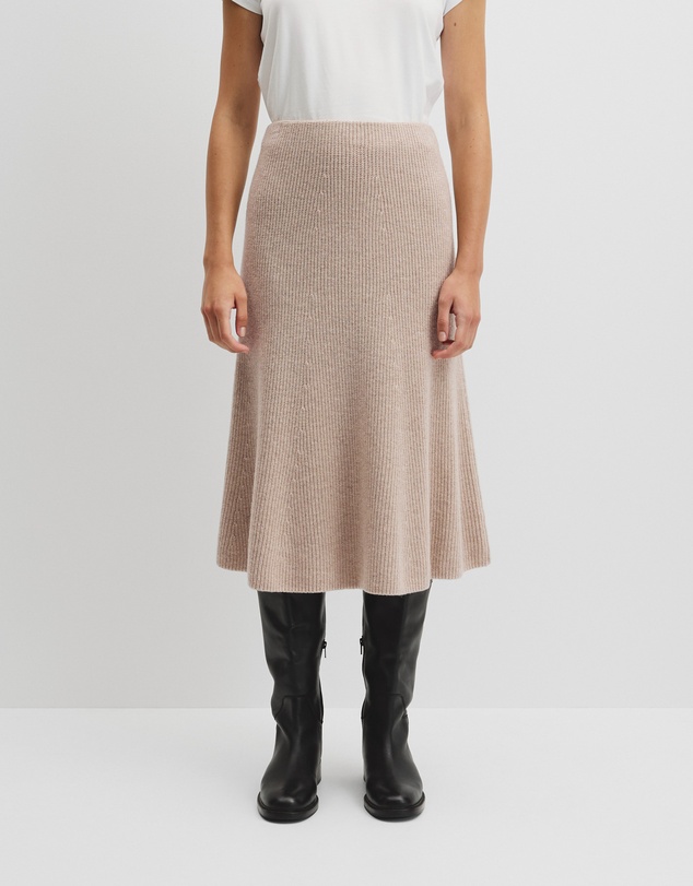 Country Road - Australian Cotton Blend Knit Midi Skirt