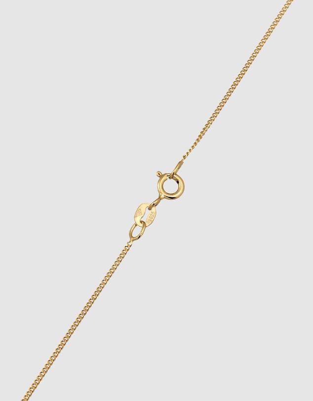 Elli Jewelry - Necklace Crystal Heart 925 Sterling Silver Gold-Plated