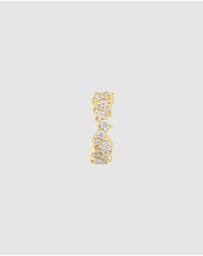 Wanderlust + Co - Aurora Pave Gold Ear Cuff