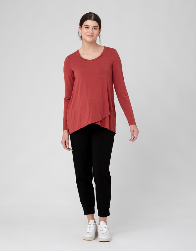 Ripe Maternity - Raw Edge Nursing Top
