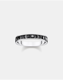 THOMAS SABO - Heritage Black Stones Band Ring