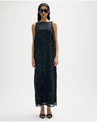Minima Esenciales - Sevina Beaded Maxi Dress