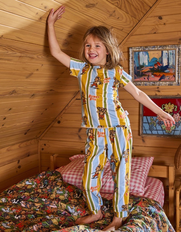 Kip&Co - KipCo x Blinky Bill Adventures With Blinky Short Sleeve Tee Pants Pyjama Set - Kids