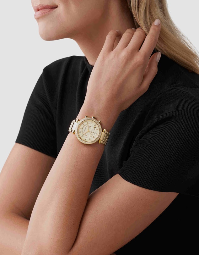 Michael Kors - Parker Gold Chronograph Watch