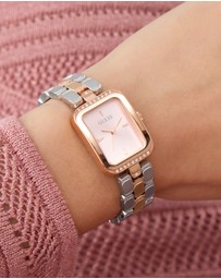 GUESS - Guess Ladies 2-Tone Rose Gold Tone 22mm Analogue Watch