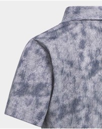 adidas Performance - Performance Textured Print Polo Shirt Kids