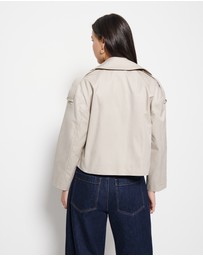 Commonry - Melissa Cropped Trench