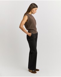 Toorallie - Grid Knit Vest