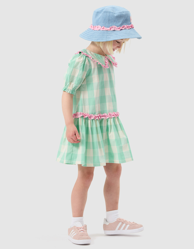 Goldie + Ace - Gingham Collar Dress - Babies-Kids