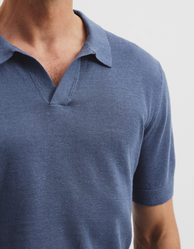 Country Road - Linen Cotton Knit Trophy Polo