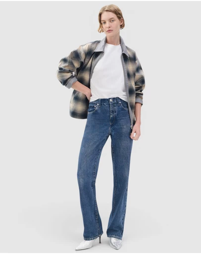 rag & bone - rb Miramar Terry Shea Full Length Jeans