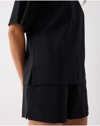 Wanderluxe Sleepwear - Florence Top Black
