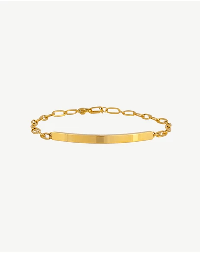 Zahar - Engravable Bar Bracelet