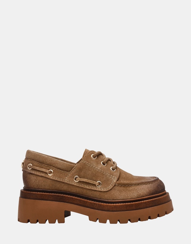 Steve Madden - Detroit Taupe Suede Loafers