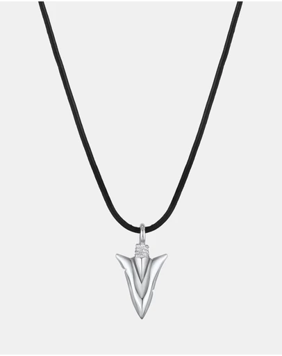 Kuzzoi - ICONIC EXCLUSIVE - Arrow Pendant Necklace in 925 Sterling Silver