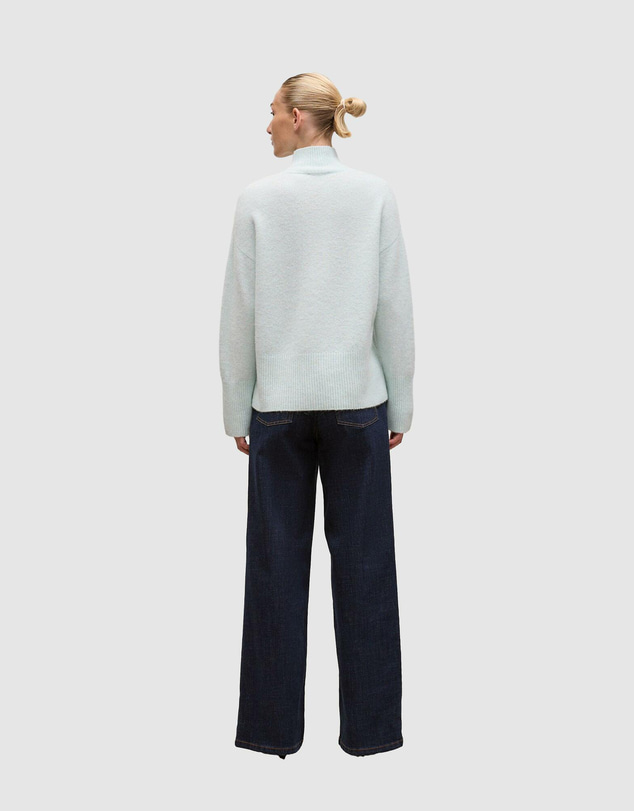 Trenery - Alpaca Merino Blend Relaxed Mock Neck