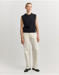 Toorallie - Grid Knit Vest