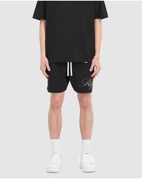 Represent - Owners Club Script Mesh Shorts