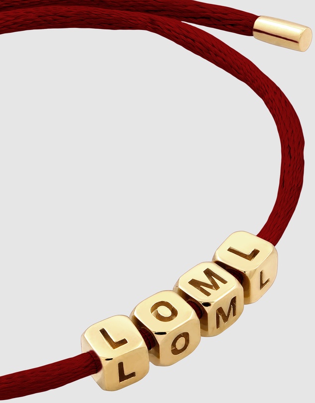Elli Jewelry - Love of my Life Red Satin Bracelet