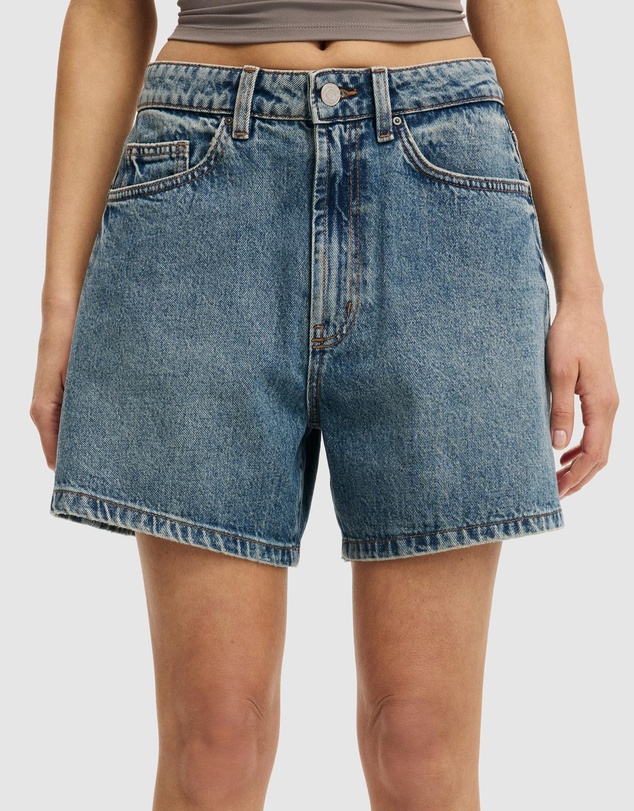Cotton On - High 90s Denim Shorts