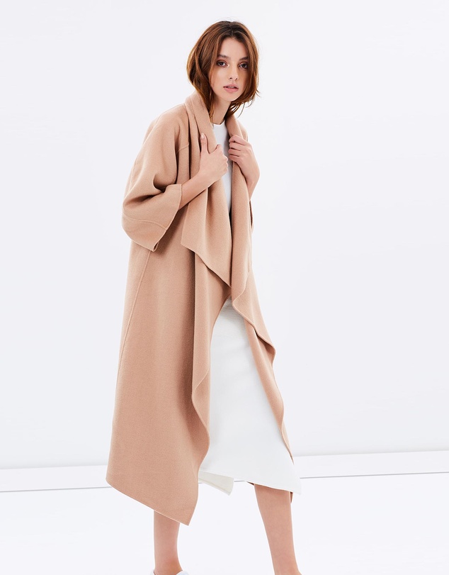 FRIEND of AUDREY - Oversized Wrap Coat
