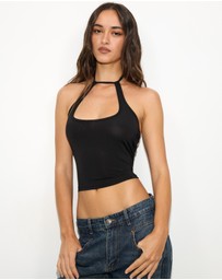 Dazie - Sol Mare Looped Tank Top