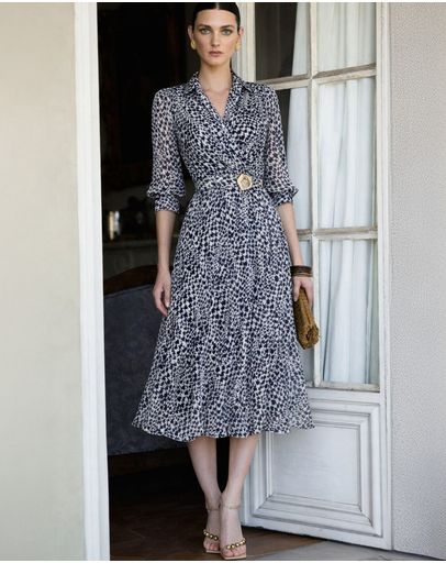 Navy White Check