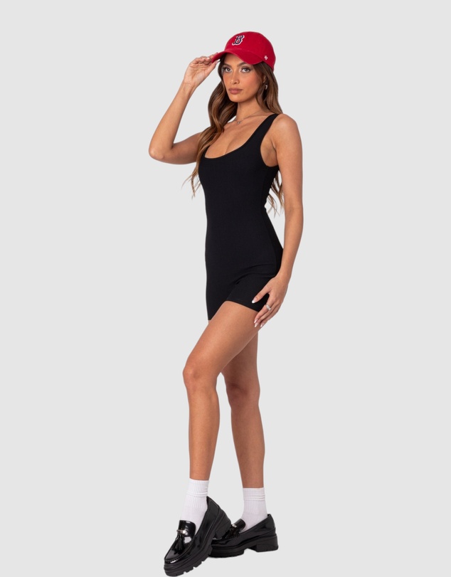 EDIKTED - Basic Baby Ribbed Romper