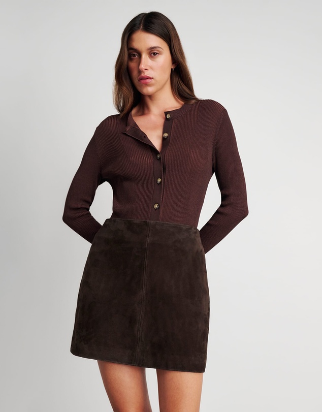 Jag - Ophelia Suede Mini Skirt