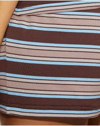 Dazie - Ahoy Stripe Mini Shorts