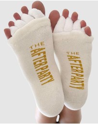 High Heel Jungle - The After Party Foot Relief Socks - Coconut Creme