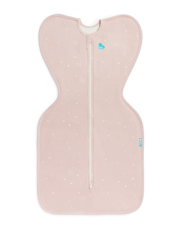 Love to Dream - Swaddle Up™ 1.0 TOG Cotton Powder Pink Twinkle