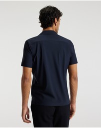 Calibre - Performance Cuban Collar Shirt Navy