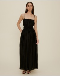 The Fated - Rosie Gathered Midi Dress