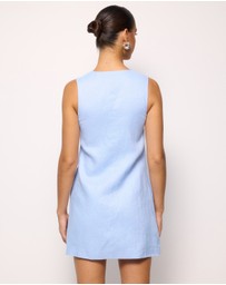 AERE - Lysandra Linen Mini Dress