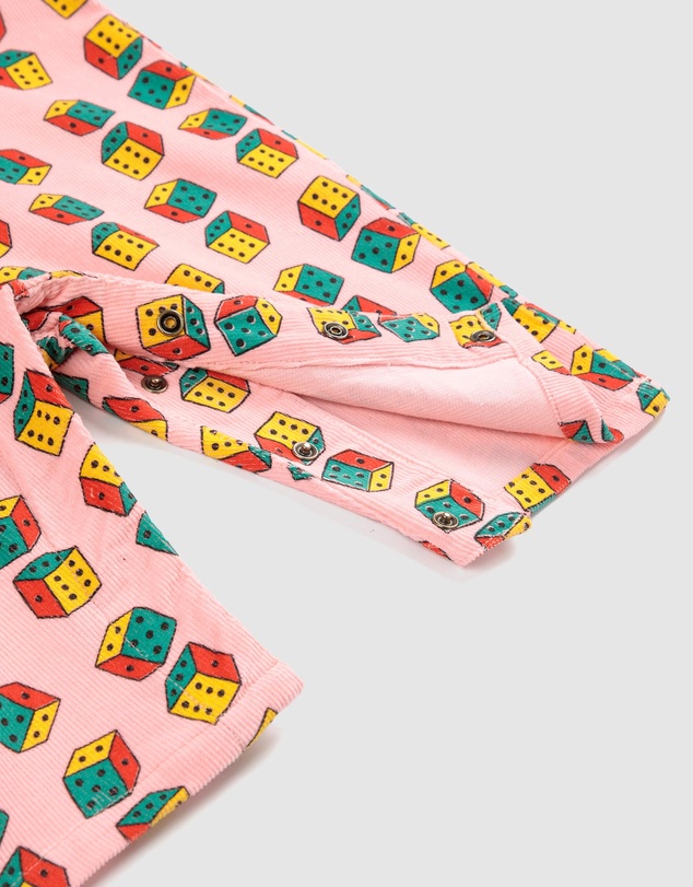 Bobo Choses - Dices All Over Micro Corduroy Dungaree - Babies