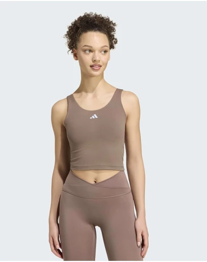 adidas Performance - 3 Stripes Studio All Me Light Support Tank Womens