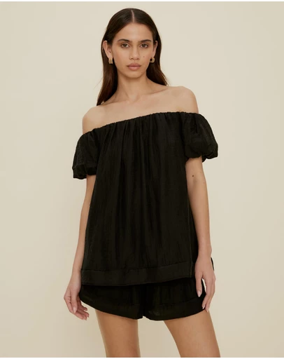 The Fated - Rosie Gathered Off Shoulder Top