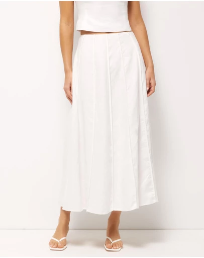 AERE - Bind Detail Full Skirt